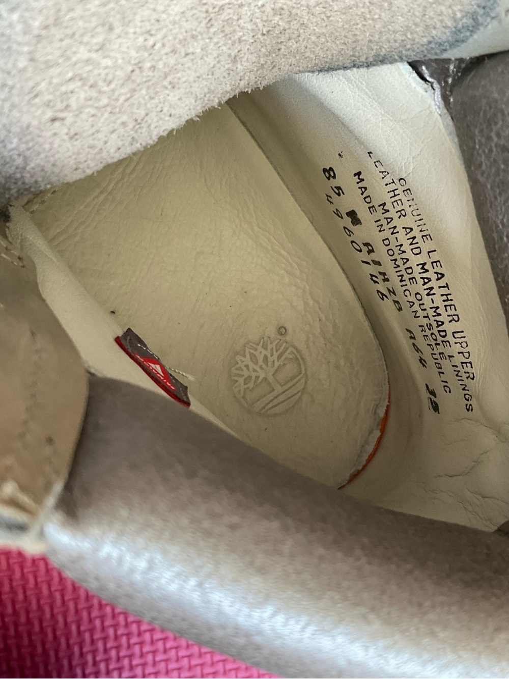 🥾Timberland W8.5‎ Gray & Silver Nubuck Lace-Up Boots - Picture 8 of 8